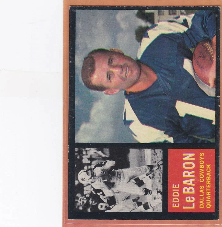 1962 TOPPS FOOTBALL EDDIE LEBARON #38 COWBOYS EX *79422 - Image 1 of 1