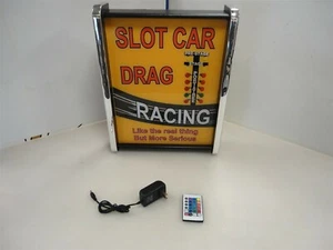 Slot car Drag Racing LED Display light sign box - Picture 1 of 5