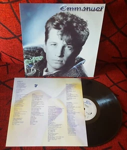 Latin Pop EMMANUEL ** Quisiera ** ORIGINAL SPAIN 1989 LP ON EPIC w/ INSERT - Picture 1 of 5