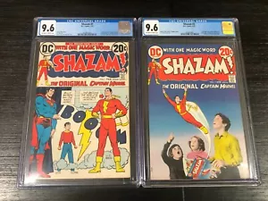 DC 1973 SHAZAM! #1 and #2 CGC 9.6 OW/W Pages Set - Picture 1 of 6