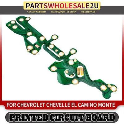 Nova placa de circuito impresso com medidores para Chevrolet Chevelle El Camino 1970-1972 - Imagem 1 de 4