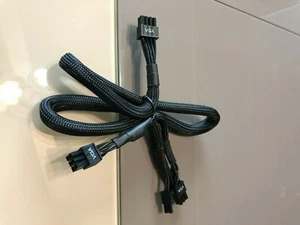 EVGA SUPERNOVA 8 PIN TO DUAL 8+6 PCIE VGA Power Cable FOR G2 G5 G3 B2 P2 GQ GM - Picture 1 of 1