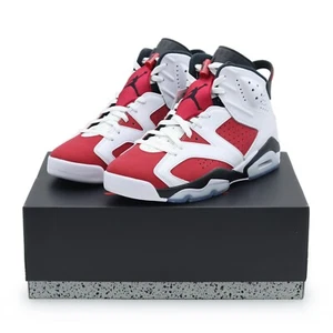CT8529-106 Nike Air Jordan 6 Retro Carmine Red White Black Bordeaux (Men's) - Picture 1 of 10