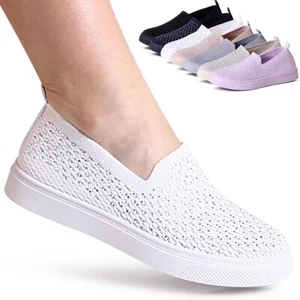 Scarpe basse donna glitter sneaker light slipper scarpe da ginnastica ballerina alla moda - Foto 1 di 16