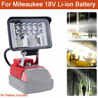 28W LED Work Light Floodlight Outdoor Camping lamp for Milwaukee 18V Battery New