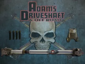 ADAMS DRIVESHAFT EXTREME DUTY JK FRONT 1310 CV DRIVESHAFT, SPICER SOLID U-JOINTS - Picture 1 of 1