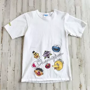 Sesame Street X Champion White Graphic T-shirt Size Small (runs narrow) - Picture 1 of 16