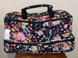 Vera Bradley Tangerine Twist Wheeled Carry On Luggage Bag - Picture 1 of 13
