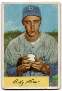 1954 Bowman Billy Loes Brooklyn Dodgers #42 - Picture 1 of 2