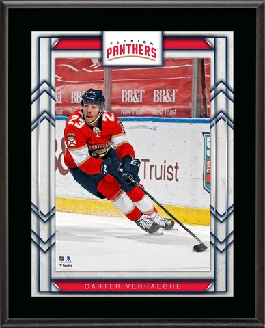 Carter Verhaeghe Florida Panthers 10.5" x 13" Player Plaque Cover