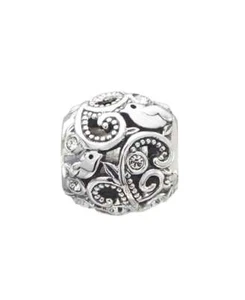 Charms Chamilia Flourish Charm 2025-1399 en Plata de Ley de 925 mm/Swarovski - Imagen 1 de 3