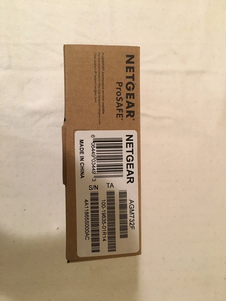 Netgear Prosafe AGM732F Module Factory Sealed Box  - Image 1 of 2