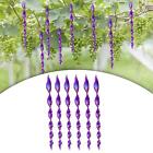 6Pcs 12inch Bird Repellent Reflective Spiral Scare Rods Bird Control Device
