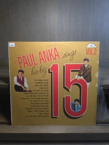 Paul Anka Sings His Big 15 LP Record ABC-Paramount ABC 323 - Picture 1 of 7