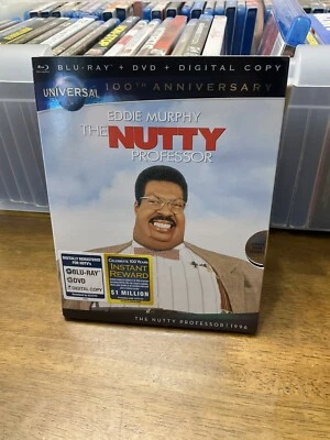 The Nutty Professor (1996) Blu-ray and DVD with Slipcover Eddie Murphy 100 Foto 1 de 4