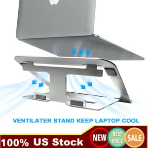 Laptop Stand Tablet Notebook Desk Riser Holder  Aluminum Alloy For PC MacBook - Picture 1 of 11