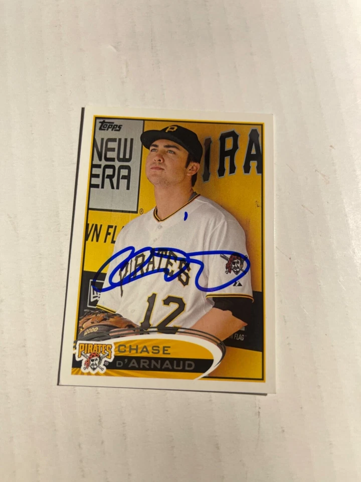 Pittsburgh Pirates CHASE D’ARNAUD Signed Card - Image 1 of 1