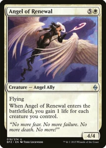 4 Angel of Renewal 4x4 - Casi Nuevo - Batalla por Zendikar - SPARROW MAGIC Magic Magic - Imagen 1 de 1