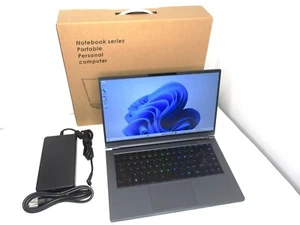 Intel Whitebook 15.6" FHD i7-9750H 16GB 500GB SSD GTX 1660Ti Gaming Laptop Gray - Picture 1 of 11
