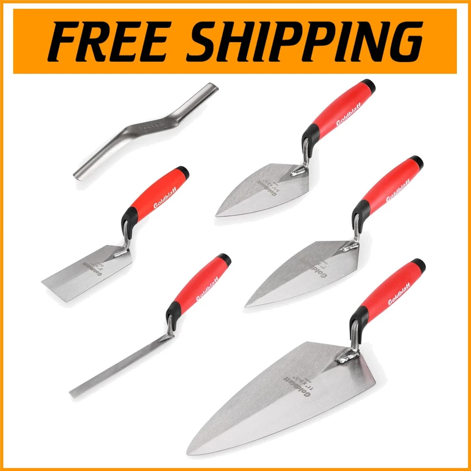 Complete 6PCS Masonry Tool Set for Bricklayers – Durable & Easy-Clean Design - Image 1 of 4
