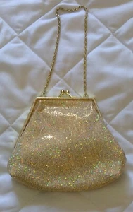 Pochette elegante da sera con cornice per donna cocktail party - oro. Usato - Foto 1 di 1