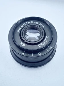 Soviet Vintage INDUSTAR 50-2 Blak Lens 3.5/5 M42 lens For Sony Zenit Canon Nikon - Picture 1 of 12