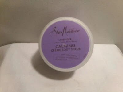 Exfoliante corporal crema calmante de lavanda Shea Moisture 11,3 oz. Foto 1 de 3