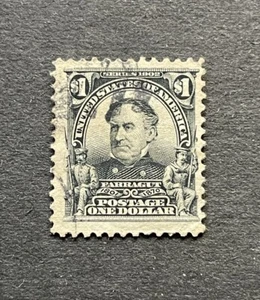 mystamps US 311, $ 1 Dollar Farragut, 1903, gebraucht, sehr feiner Zustand - Bild 1 von 2