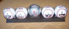 5 ball set - 2007 Boston Red Sox WS World Series Champions with stand MLB