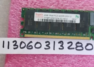 2GB PC2 PC DDR2 DDR PC2-3200R DDR2-400 3200 400 240PIN RDIMM ECC-REG 1RX4 256X4 - Picture 1 of 1