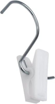 Clips de suspensión con gancho plateado paquete de 30 zapatos bufandos artículos para el hogar accesorios Foto 1 de 4