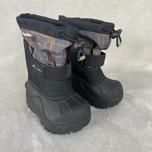 Columbia Powderbug Plus 2 Snow Boot Toddler 6 Black Waterproof Insulated NEW - Picture 1 of 11