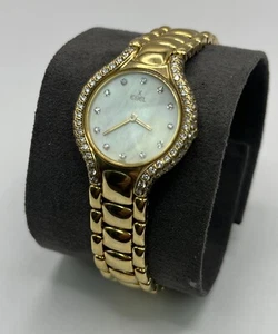Ebel Beluga 18k Gold 24mm Diamond Watch Bracelet w/ Mother of Pearl Dial 866969 - Picture 1 of 13