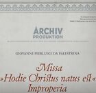 SCHREMS &quot;PALESTRINA: MISSA HODIE CHRISTUS NATUS EST IMPROPERIA&quot; LP 1964 archiv