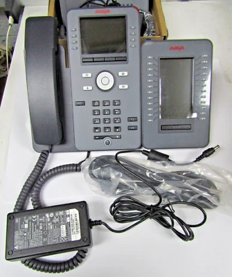 🔥NUEVO TELÉFONO AVAYA J179 D03A 700513569 CON JEM24 IP 32 LÍNEA COLOR NEGRO COBALTO Foto 1 de 4