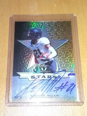 Keenan Allen 1/5 2013 Leaf Valiant Draft Stars Rookie Autograph Black #SKA1 - Image 1 of 2