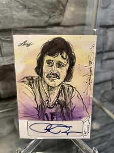 Pat Riley 1/1 Auto 2013 Leaf Masterworks Lakers Original Artwork Masterpiece 