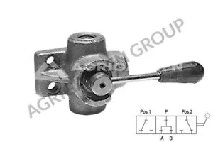 Deviatore a 3 vie manuale 1/2" - Foto 1 di 1