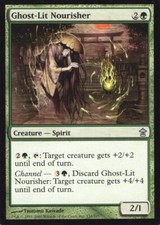 4X GHOST-LIT NOURISHER GREEN SAVIORS KAMIGAWA MTG MAGIC NM X4 (yourdeckbuilder)