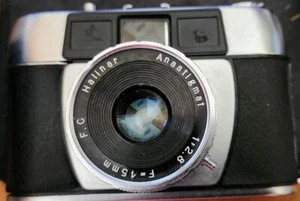 Cámara visor Hallina Paulette 35mm repuestos o reparación obturador no dispara Mi - Imagen 1 de 2