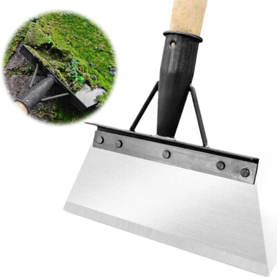 Garden Shovel Heavy Duty Steel Multifunction Cleaning Flat Shovel Weeding Tools - Image 1 of 4