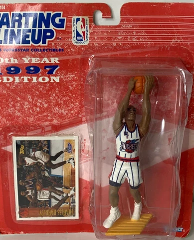 Starting Lineup Kenner, NBA Charles Barkley Action Figure w/Topps Sport Card *97 Cover