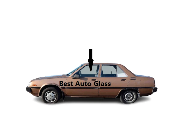 Se adapta a: Mitsubishi Tredia 1983-1988 sedán 4D puerta delantera izquierda conductor ventana vidrio Foto 1 de 4