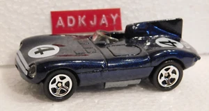 Hot Wheels ~ Jaguar D-Type ~ Made in China ~ Blu scuro metallizzato - Foto 1 di 3
