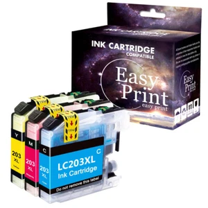 3PacK LC203 CMY Ink Cartridge fits Brother LC201 MFCJ4320DW MFC-J4420DW J485DW - Picture 1 of 1