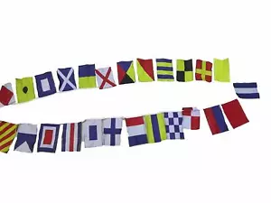 BANDERA de señal marítima internacional - Cuerda de 26 banderas Bunting - 11 pies de largo - Imagen 1 de 12