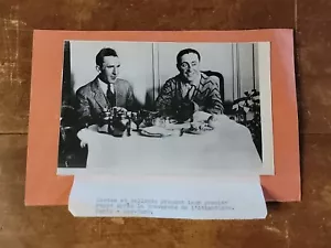 Dieudonne Costes & Maurice Bellonte Paris-NY 1929 französisches Pressefoto - Bild 1 von 3