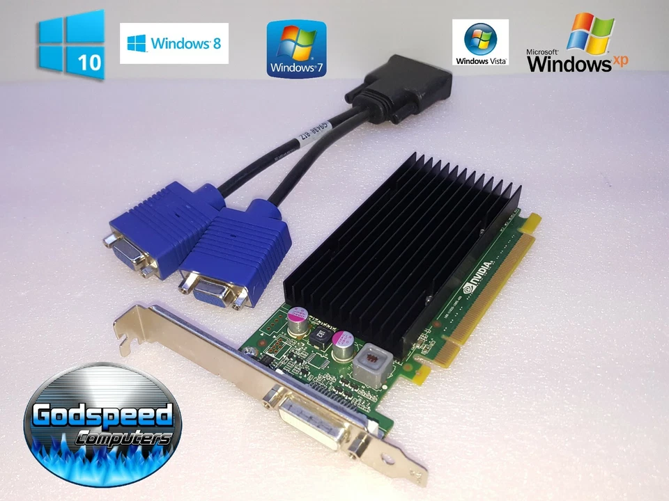 HP Pavilion a6547c a6757c a6352f a6414f a6430f Dual Monitor VGA Video Card - Image 1 of 1