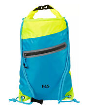 Field & Stream Drawstring Blue Bag Backpack Water Resistant Hiking Fishing NWT