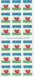 US Love Sunrise Heart 29c stamp Scott #2813a - Picture 1 of 2